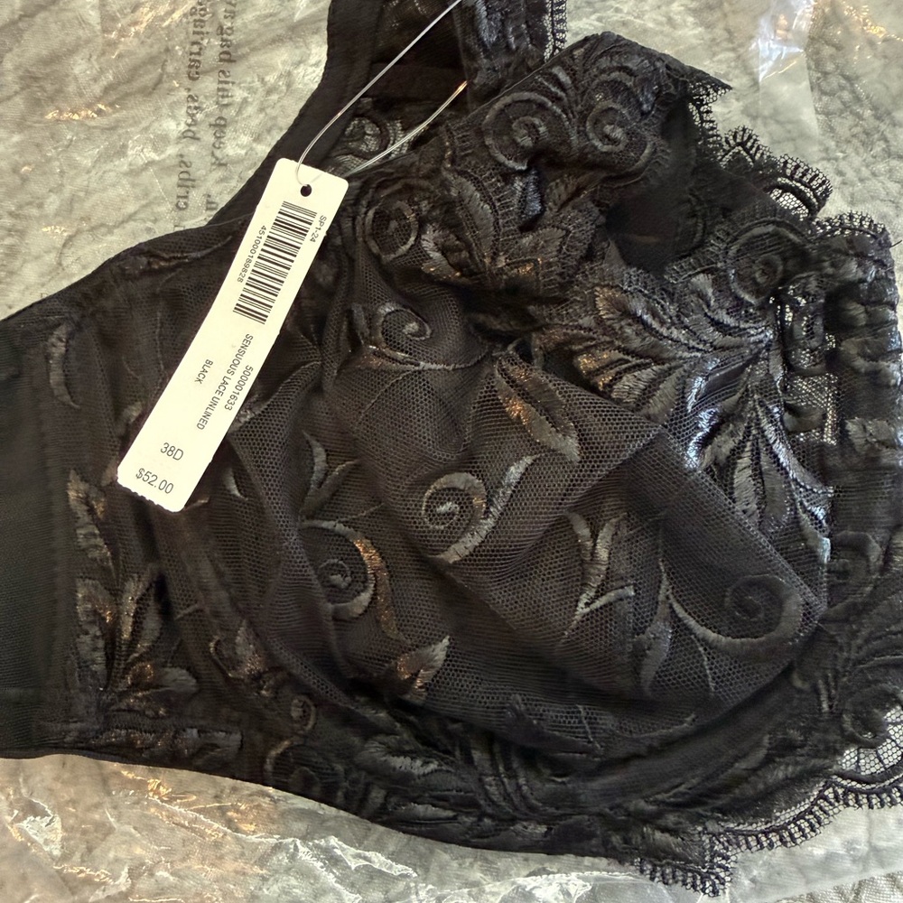 Elegant Black and White  Lace Bras